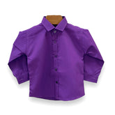 Plain Purple Formal Shirt